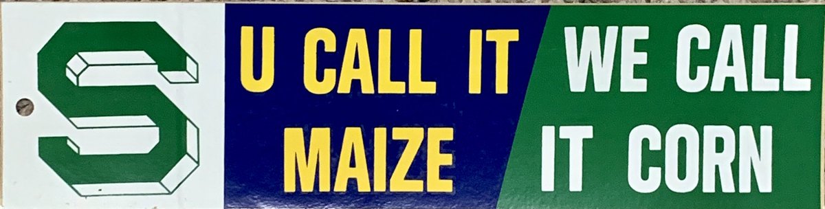 SPARTANTIQUES's tweet photo. Final Day 7 of  #InsultMichiganWithABumperSticker Week - Hope you enjoyed #RivalryWeek and #BeatMichAgain https://t.co/Pqs3QeaxoC