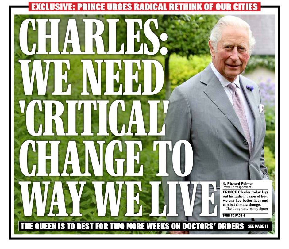 By "we" he means "you".

He just took a private jet to attend G20 in Rome, before flying back with private jet to attend #COP26

_
