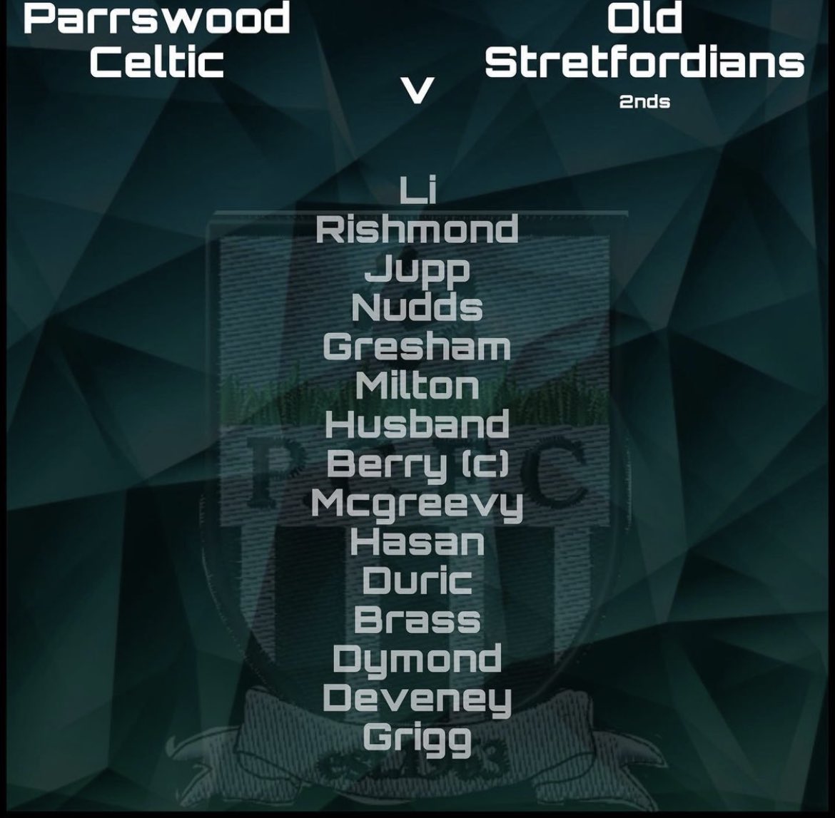We travel to ⁦<a href="/Old_Strets_AFC/">Old Stretfordians Gregorians</a>⁩ today resuming the league campaign. 

Another big squad to select from with the gaffer having to make tough calls, but it’s where he earns his corn!

Kick off 2pm. Stay tuned sports fans.

#UpTheParrs