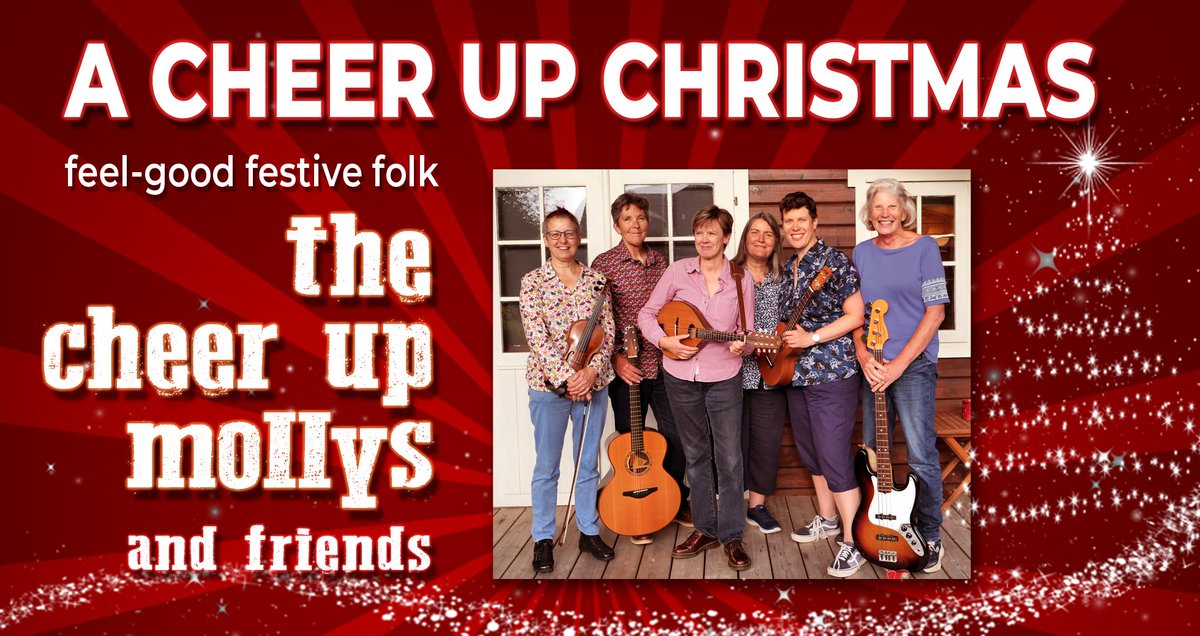 Join us for 'A Cheer Up Christmas' - an evening of feel-good festive folk. Sat 4th December, Beeding &amp; Bramber Village Hall. Tickets from wegottickets.com/event/527244 
We'll be raising funds for local community centre - The Hub, Beeding.