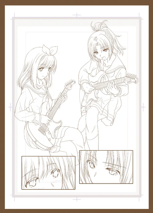 冬コミ新刊「ユーフォビアンの響き」本文ペン入れ完了です。
予定では10月中に完成させるつもりでしたが、描くことを楽しんでしまい終わりませんでした〜。
冬コミ当落発表日(11/12)までには終わらせたいです!
#美術部C99 https://t.co/OYf5KT9xrv 