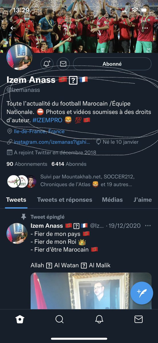 karim7729's tweet photo. @Izemanass Reste dans ton soi disant domaine le foot arrete de te prendre pour quelqu’un que tu n’est pas. https://t.co/ZbbtHO3mTJ