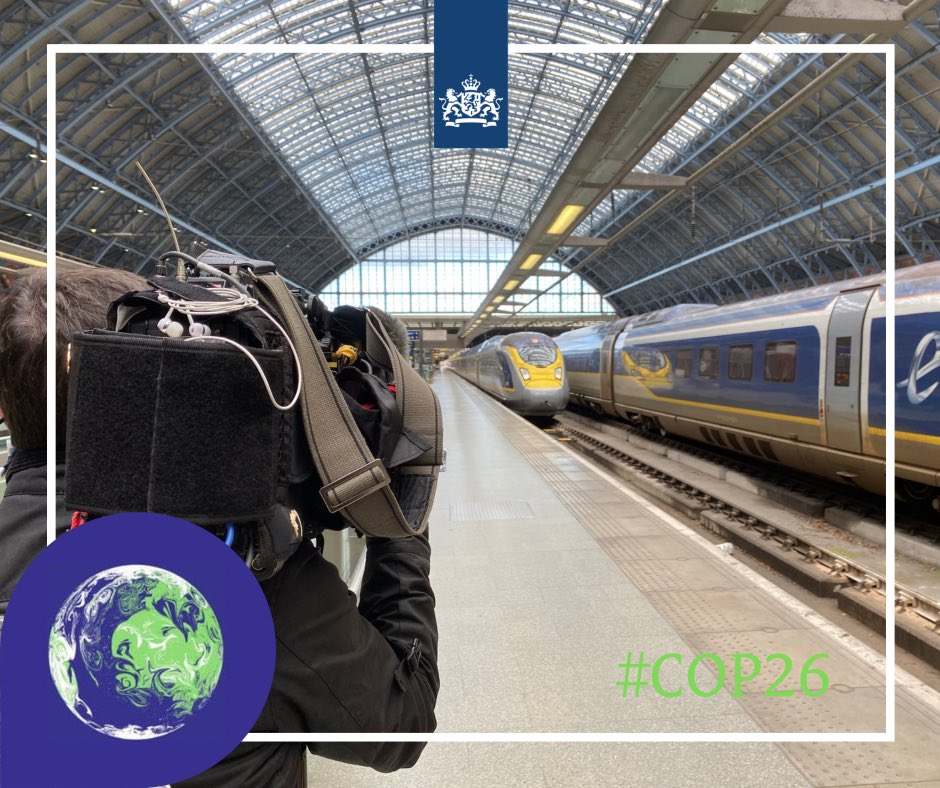 Next stop.. London! 🚂

<a href="/railtothecop/">Rail to the COP</a> is welcomed at <a href="/StPancrasInt/">St. Pancras International</a> by Members of Parliament <a href="/GregHands/">Greg Hands</a> &amp; <a href="/EmilyThornberry/">Emily Thornberry</a>, COO of <a href="/EurostarUK/">Eurostar UK</a> and Dutch Ambassador to the UK <a href="/KvanOosterom/">Karel van Oosterom</a>.

#COP26 #sustainabletravel