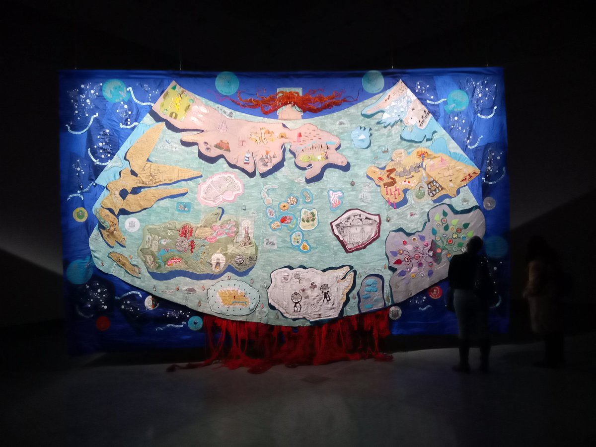 ARTZHEIMERS1's tweet image. Finally...I get to see this powerful piece of art displayed @RuaRed 
#themap