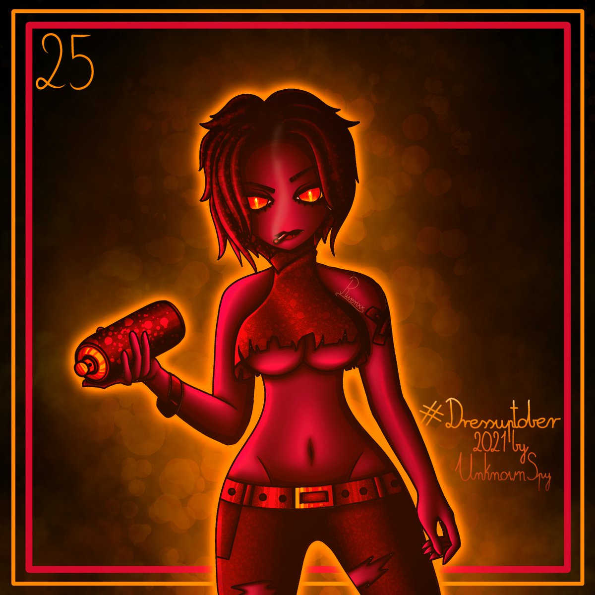 Riiverixx's tweet photo. #Dressuptober @Inkhandprint Day 25~! https://t.co/E7nrg9Mflc