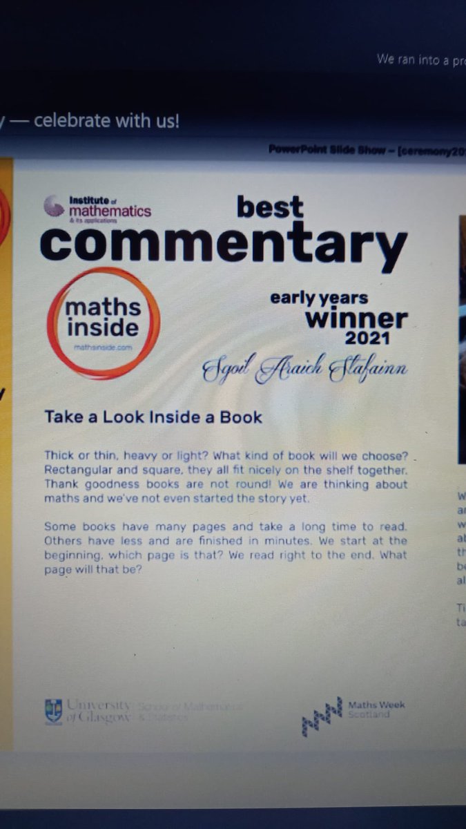 jonicleoid's tweet photo. Doing a bit of maths teaching prep as I watch the @mathsinside live presentation. Mealaibh ur naidheachd Sgoil Àraich @SgoilS Bha e cho math ur dealbh fhaicinn, rinn sibh fìor mhath.🎉 https://t.co/zvb5srO47F