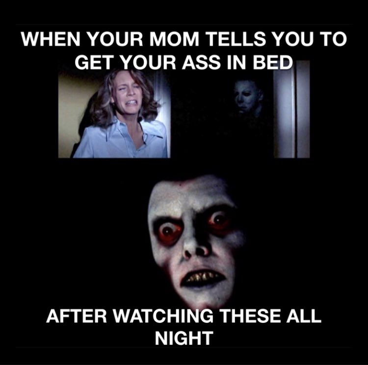 It’s Halloween weekend! What movie frightened you more than any other as a child? #exhorder #exhordernola #halloween #theexorcist #pazuzu #michaelmyers #theshape #johncarpentershalloween