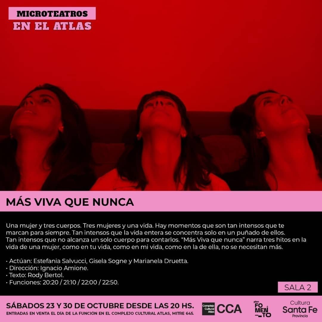 CCAtlas's tweet photo. ¡Los esperamos!
#HOY desde las 20 hs. última fecha del ciclo de #MicroTeatros en el #Atlas.
4️⃣ Cuatro obras, cuatro funciones de cada una.
🎟️ Entradas en venta a partir de las 19 hs. en el Complejo Cultural Atlas (Mitre 645). https://t.co/JTKzz5x7Q6