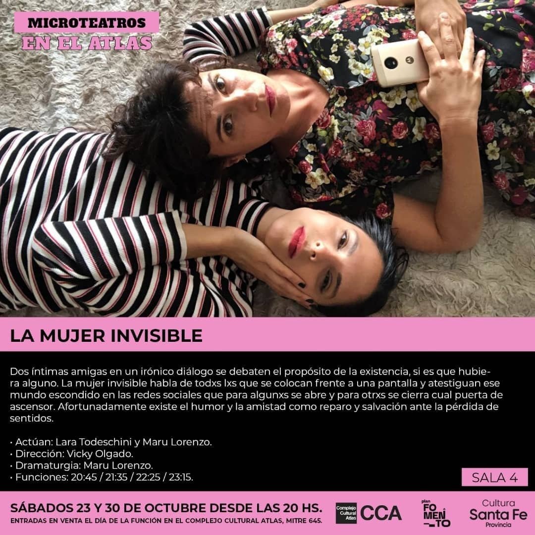CCAtlas's tweet photo. ¡Los esperamos!
#HOY desde las 20 hs. última fecha del ciclo de #MicroTeatros en el #Atlas.
4️⃣ Cuatro obras, cuatro funciones de cada una.
🎟️ Entradas en venta a partir de las 19 hs. en el Complejo Cultural Atlas (Mitre 645). https://t.co/JTKzz5x7Q6