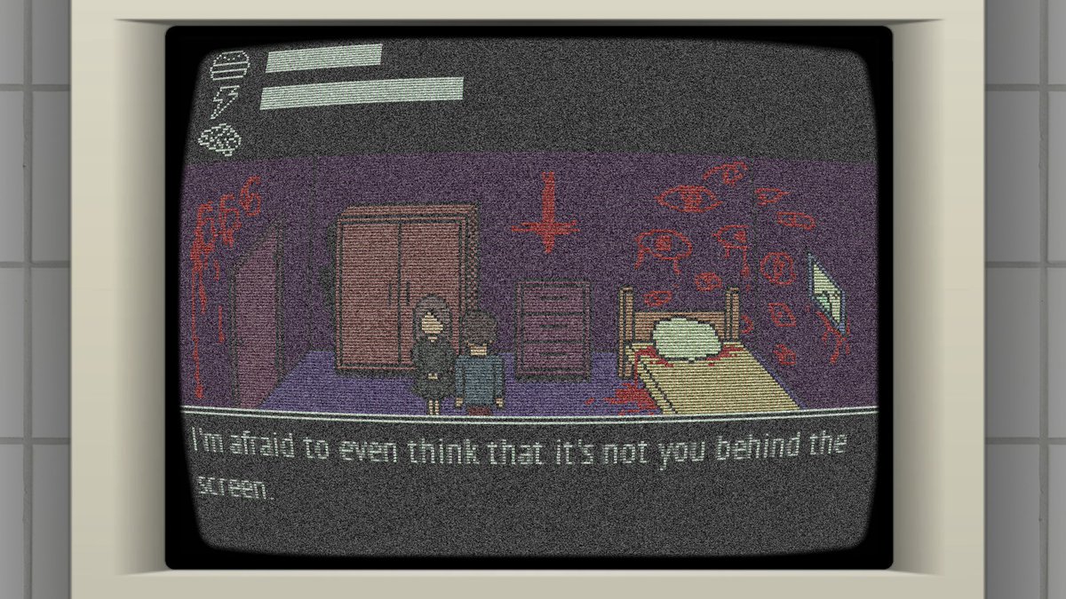 IIImunchkinIII's tweet photo. Hey π
Some screnshots of my game #TheHungryOne
The Hungry One is a combination of horror and drama about loneliness and its consequences.
Steam: https://t.co/jJZKFEzf1o
#screenshotsaturday #pixelart #gamedevelopment #indiedev #gamedev #gamedesign #2d #halloween2021 #indie https://t.co/NIKd5GEPPq