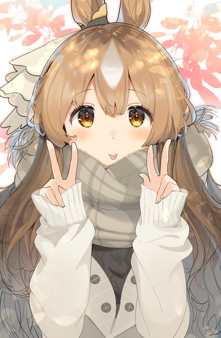 サトちゃんに萌え袖マフラー着てほしい一心で描いた絵
#ウマ娘 #ウマ娘プリティーダービー   #サトノダイヤモンド 