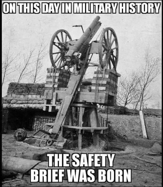 CMH on Twitter "ARMY HUMOR THE INSPIRATION FOR THE SAFETY BRIEF What