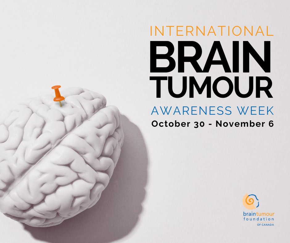 Today marks the start of the 2021 International Brain Tumour Awareness Week 🧠!  Find out all the ways that you can get involved: braintumour.ca/get-involved/r… #IBTAWeek