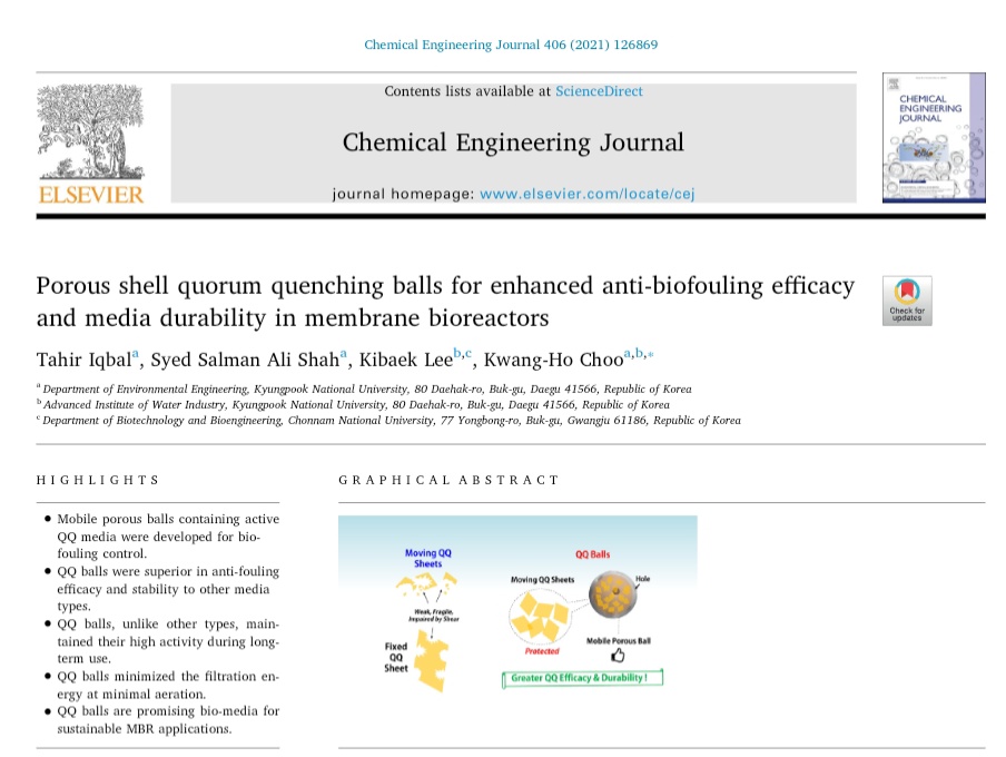 Syed Salman Ali Shah (@salmankakakhell) on Twitter photo New Bio-media (3D-QQ Balls) to enhance anti-biofouling efficacy and mechanical media stability for sustainable Membrane Bioreactors' applications. <a href="/Chem_Eng_J/">Chemical Engineering Journal</a>
For details: doi.org/10.1016/j.cej.… New Bio-media (3D-QQ Balls) to enhance anti-biofouling efficacy and mechanical media stability for sustainable Membrane Bioreactors' applications. <a href="/Chem_Eng_J/">Chemical Engineering Journal</a>
For details: doi.org/10.1016/j.cej.…