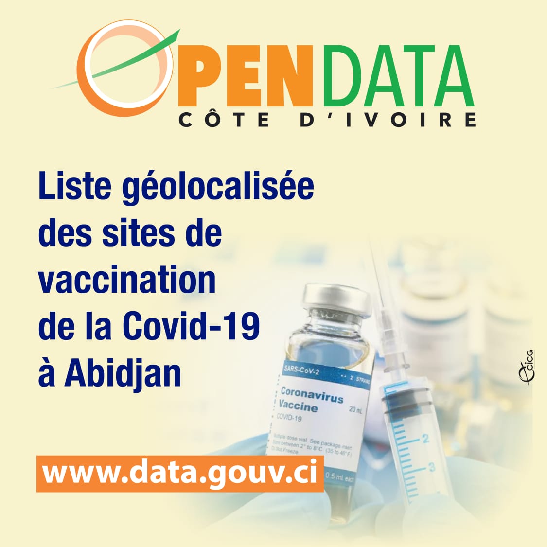 Gouvciofficiel's tweet photo. #VaccinéProtégé | Accédez à la géolocalisation des sites de vaccination contre la Covid-19, à Abidjan.

Chaque effort compte. Faisons-nous vacciner !

#CICG #GouvCI #OpenDataCI
Ministère de la Santé et de l'Hygiène Publique

Pour en savoir plus ➡ https://t.co/qADqHIJqYu https://t.co/uN3NgrQLG4