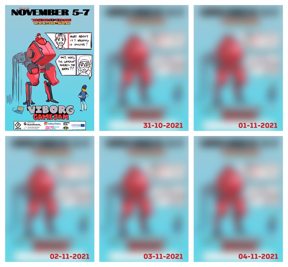 vibjam's tweet image. Counting down the days to #vibjam, November 5-7!

Our amazing jam-artist, Rian Yu, has created a small teaser series hinting to the theme. ;)

Stay tuned &amp;amp; sign up for the jam!
eventbrite.com/e/viborg-game-…

Read up all the info you need on our Itch:
itch.io/jam/viborg-gam…

#dkgame