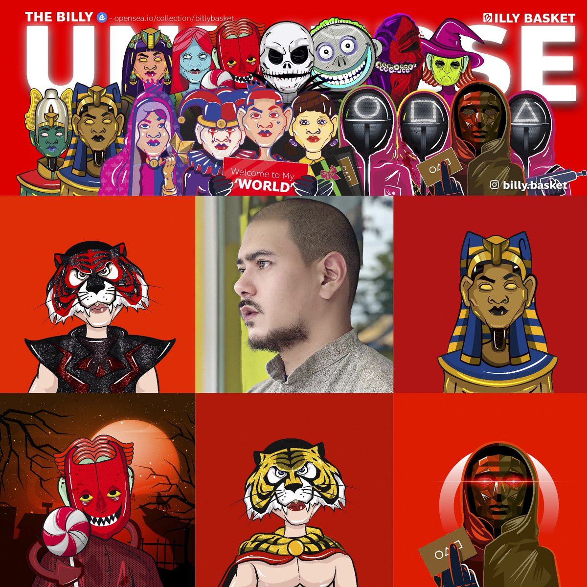 Hello,Welcome to my world. My name is Asrie. I'm passionate and admire about art in the form of characters. You can visit my work at opensea #Billybasket Thank you for following me. I hope you like my art work. 

#NFTCommunity #nftcollector #NFTshill #InternationalArtistsDay