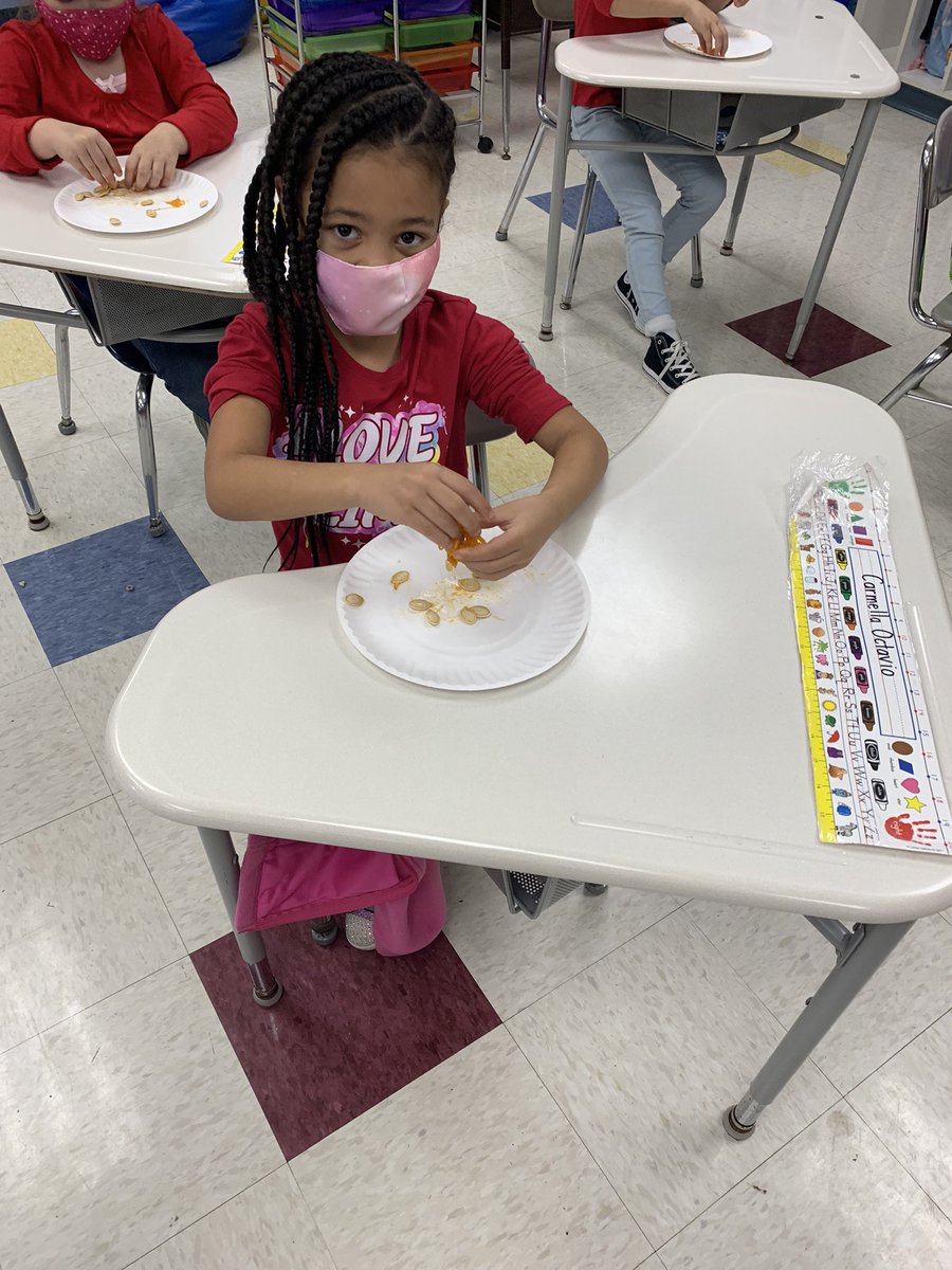 bennettsbunch's tweet photo. Exploring the insides of our pumpkin! #cddolphins https://t.co/WAHukak6xf