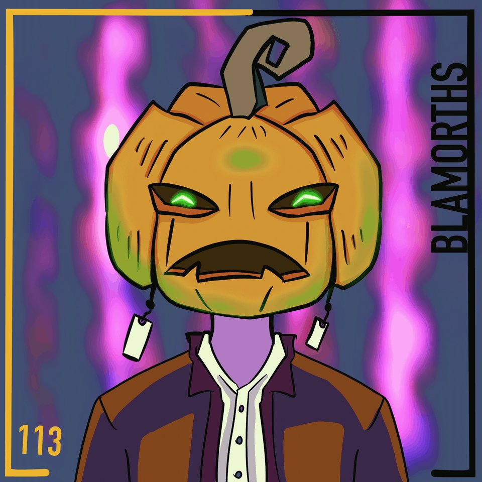 MR. PUMPKIN HEAD (special for Halloween) 
0.012 eth
Available now on opensea.io/collection/bod…
...
#NFT #NFTCommunity #NFTartist #NFTasia #NFTTHAILAND #NFTJapan #NFTcollection #OpenSeaNFT #halloween2021