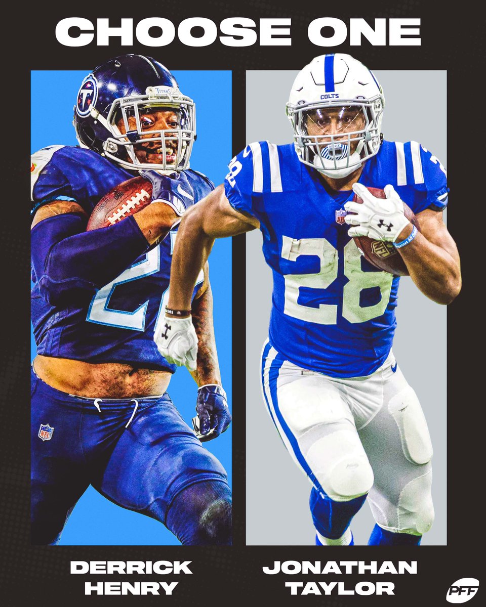 PFF_Fantasy's tweet image. Who would you rather start a team with?

❤️ for Derrick Henry 
🔁 for Jonathan Taylor