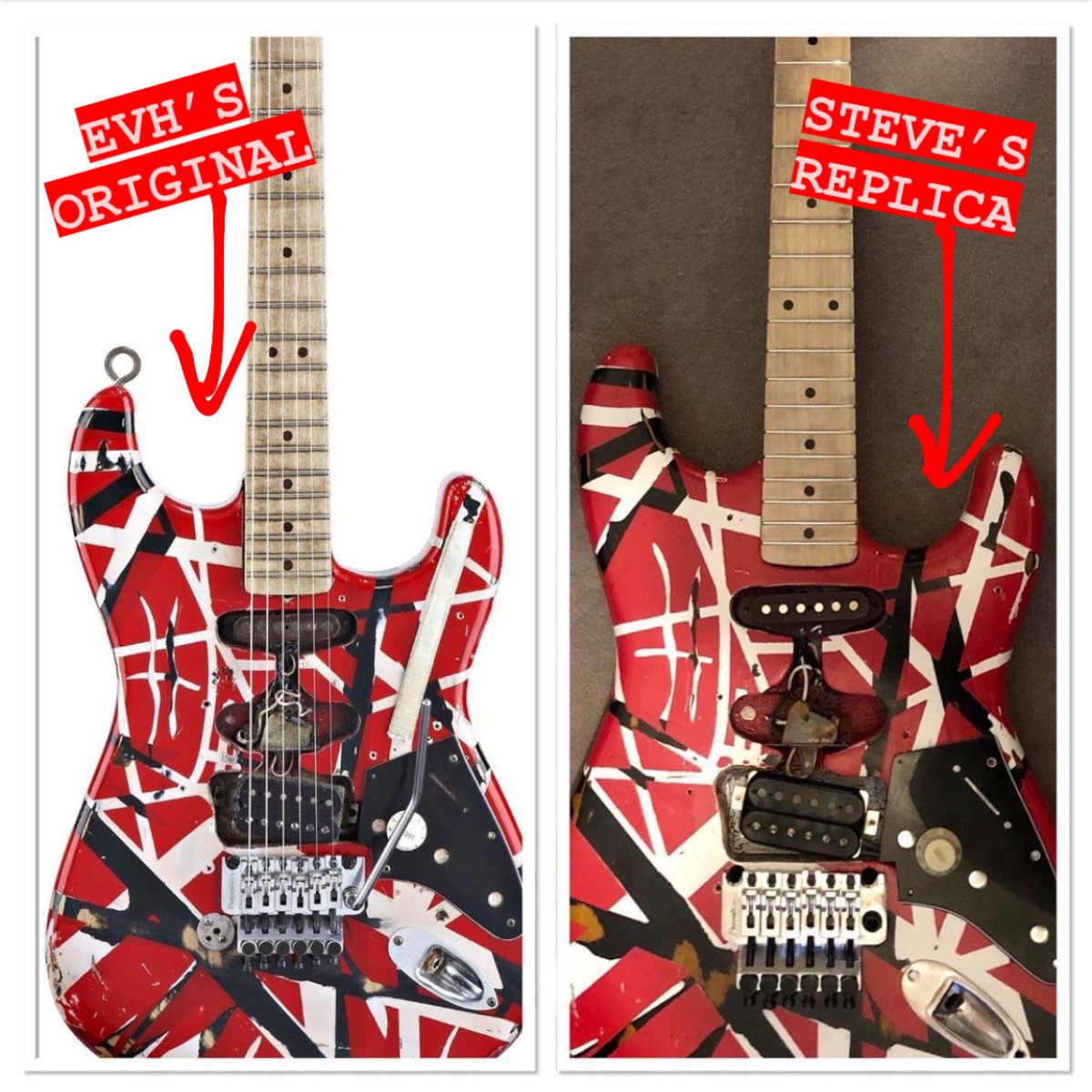 TalkinVanHalen's tweet photo. PLUS! Your eyes can also watch along! By going to Steve's Instagrams https://t.co/BiPzvQtQ0J and devouring all the delicious pics and vids, like the tasty ones below. https://t.co/it619DJTbN