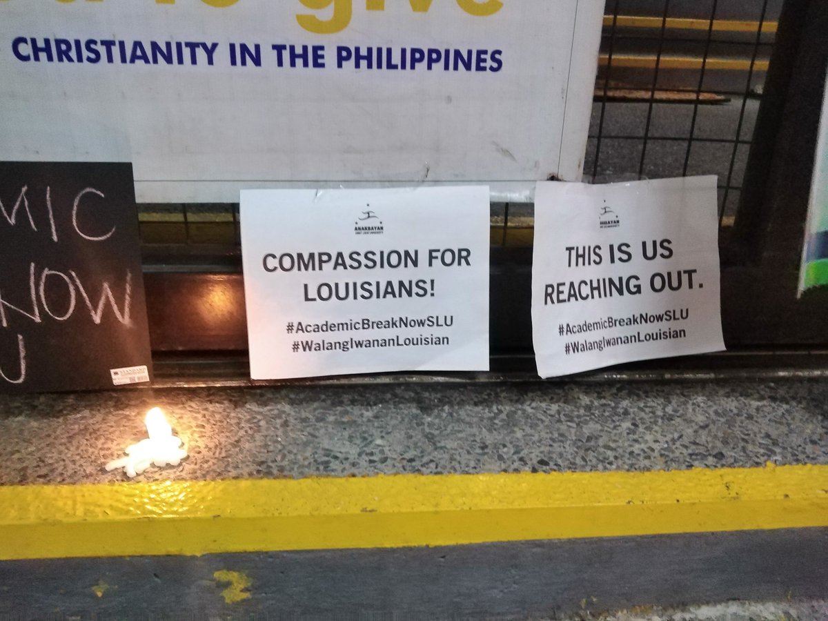 April_icious09's tweet photo. #NoHeartNoSoul
#ACADEMICBREAKNOWSLU
#CompassionForLouisians https://t.co/J7LOYTjirC