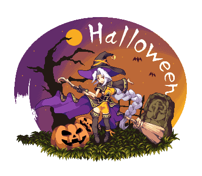 warabin_sd's tweet photo. しかしねぇ、田舎暮らしの日本人にとってハロウィンなんて無関係な行事なのだから…
#ドット絵  #pixelart https://t.co/ddNWwFDsF4