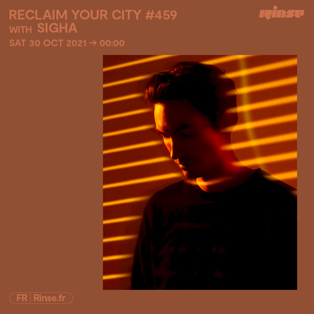 Il est minuit ! 

Tout de suite deux heures de show présenté par #ReclaimYourCity #459 avec #Sigha ! 

🎶
rinse.fr/?s=ReclaimYour…

#verrouillé 🔒 rinse.fr/player