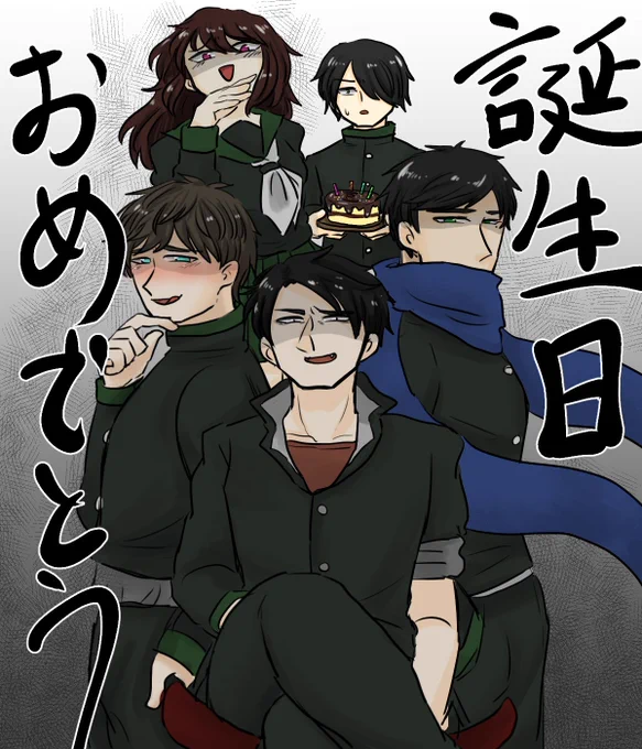 高一くらいのときに友達に描いたイラスト掘り出したんだけど
あんま変わってなくて泣いた 