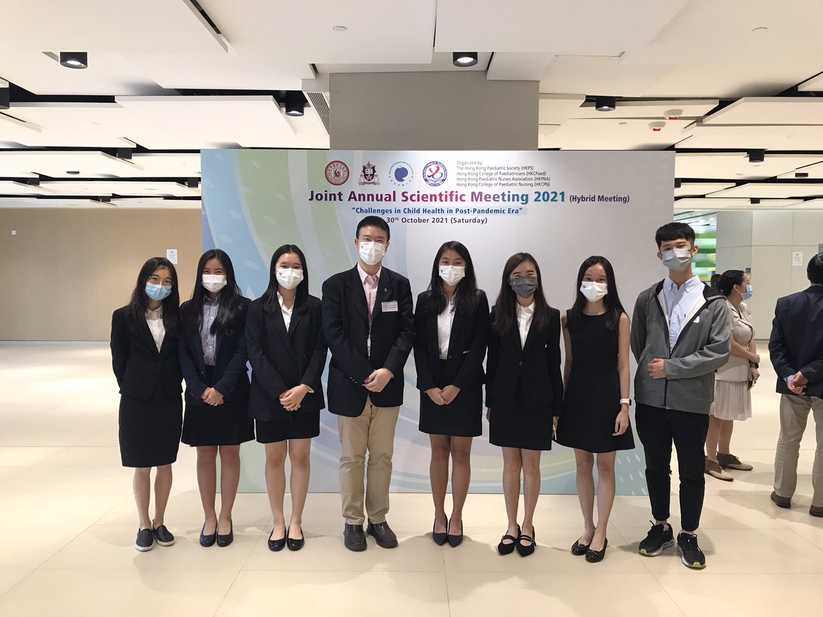 AlbertMartinLi's tweet image. Quite a few of our medical year 2 students presented today at the Hong Kong Paediatric Society and Hong Kong College of Paediatricians Joint Annual Scientific Meeting. They did extremely well, am most proud of them.