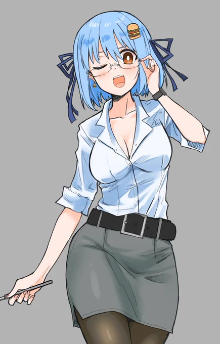 昔描いた絵再利用するためにちょっと書き直してる 
