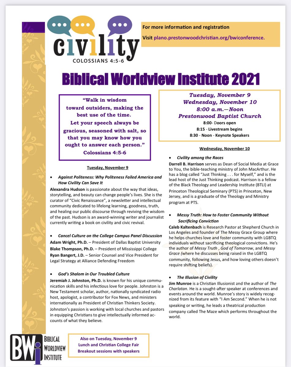 mcfinkelstein's tweet photo. Join #prestonwoodchristian for our annual BWi. https://t.co/gS8CMtpL57 https://t.co/bvne7pzuV6