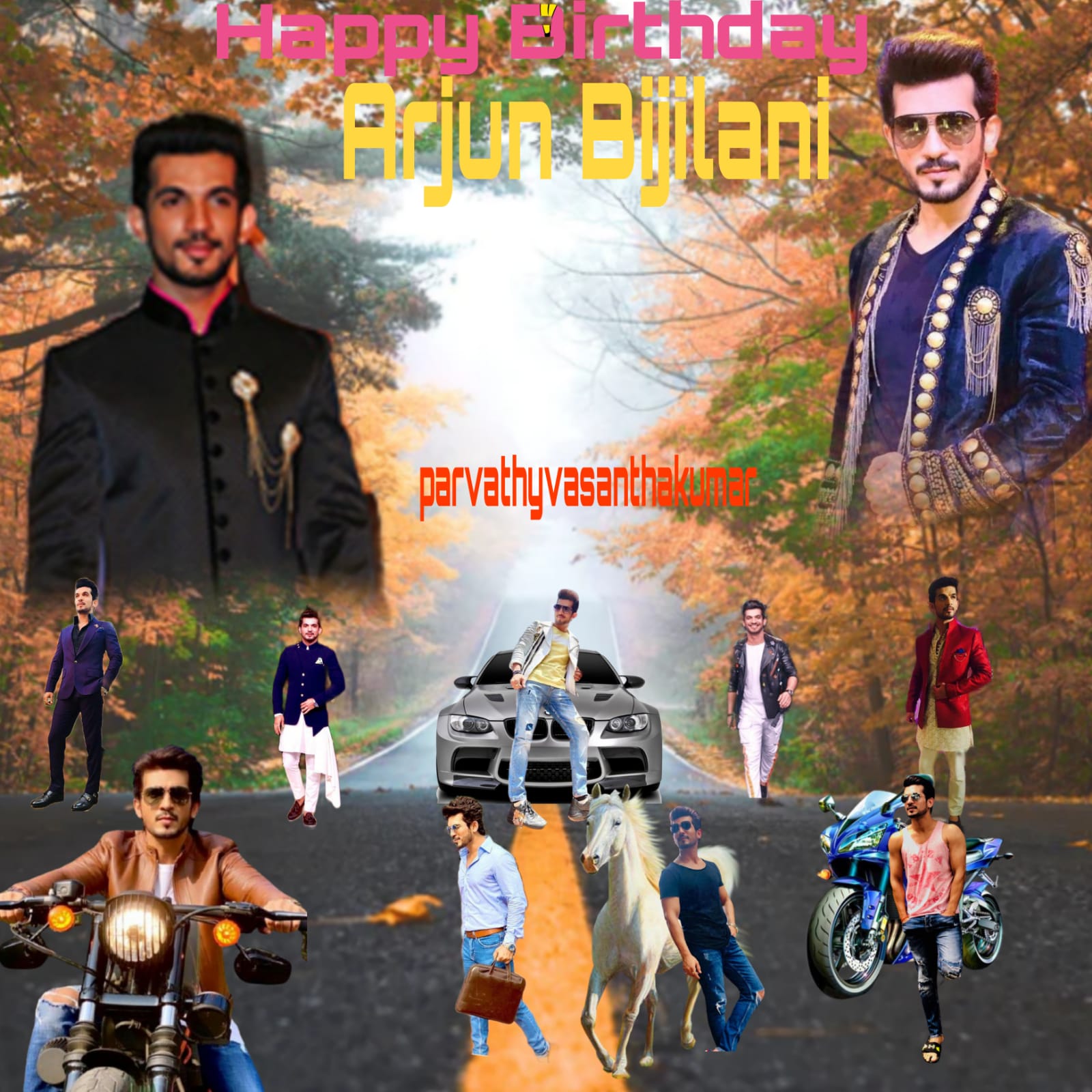 Happy birthday
Arjun bijlani   