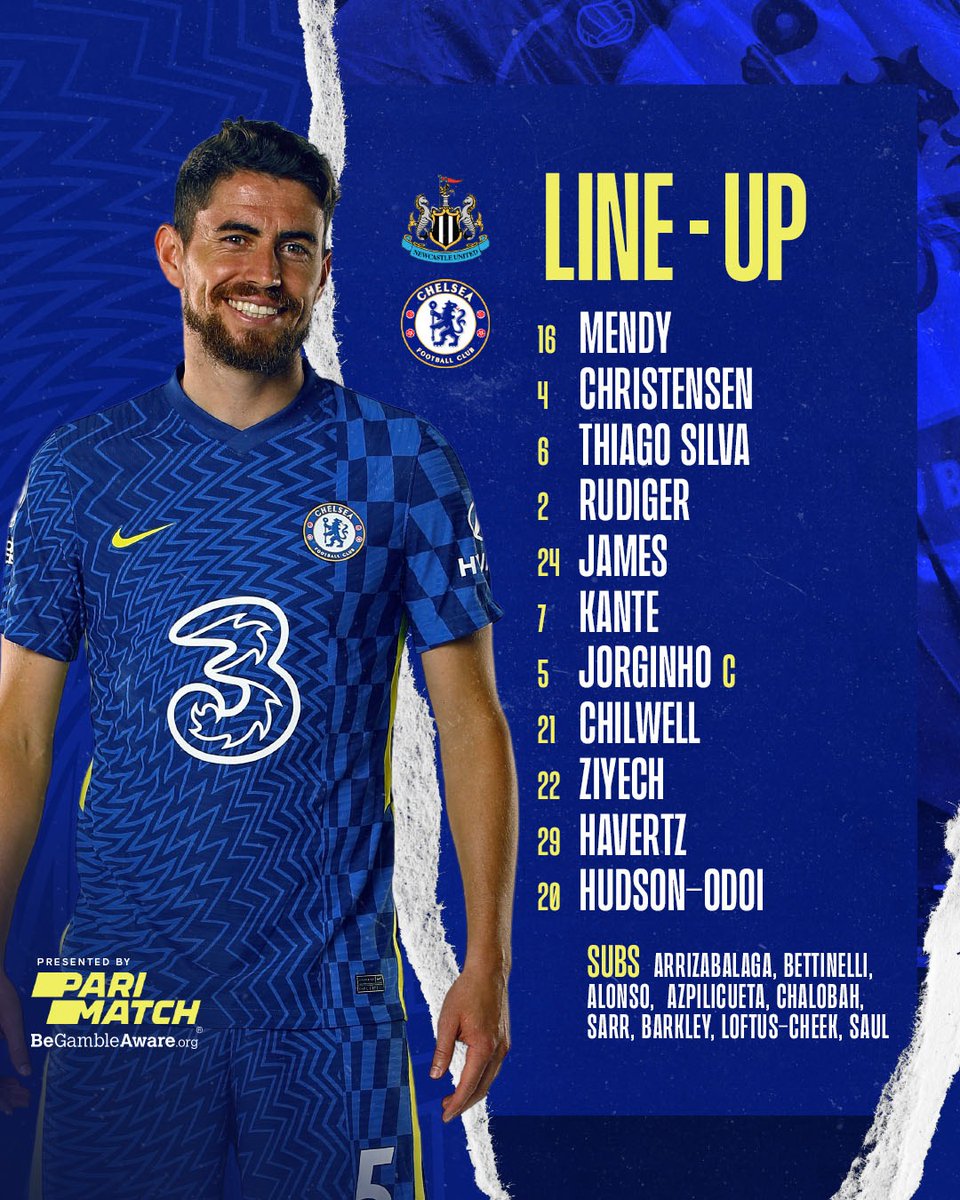 Chelsea team news is in! 🔵

@ParimatchGlobal | #NewChe