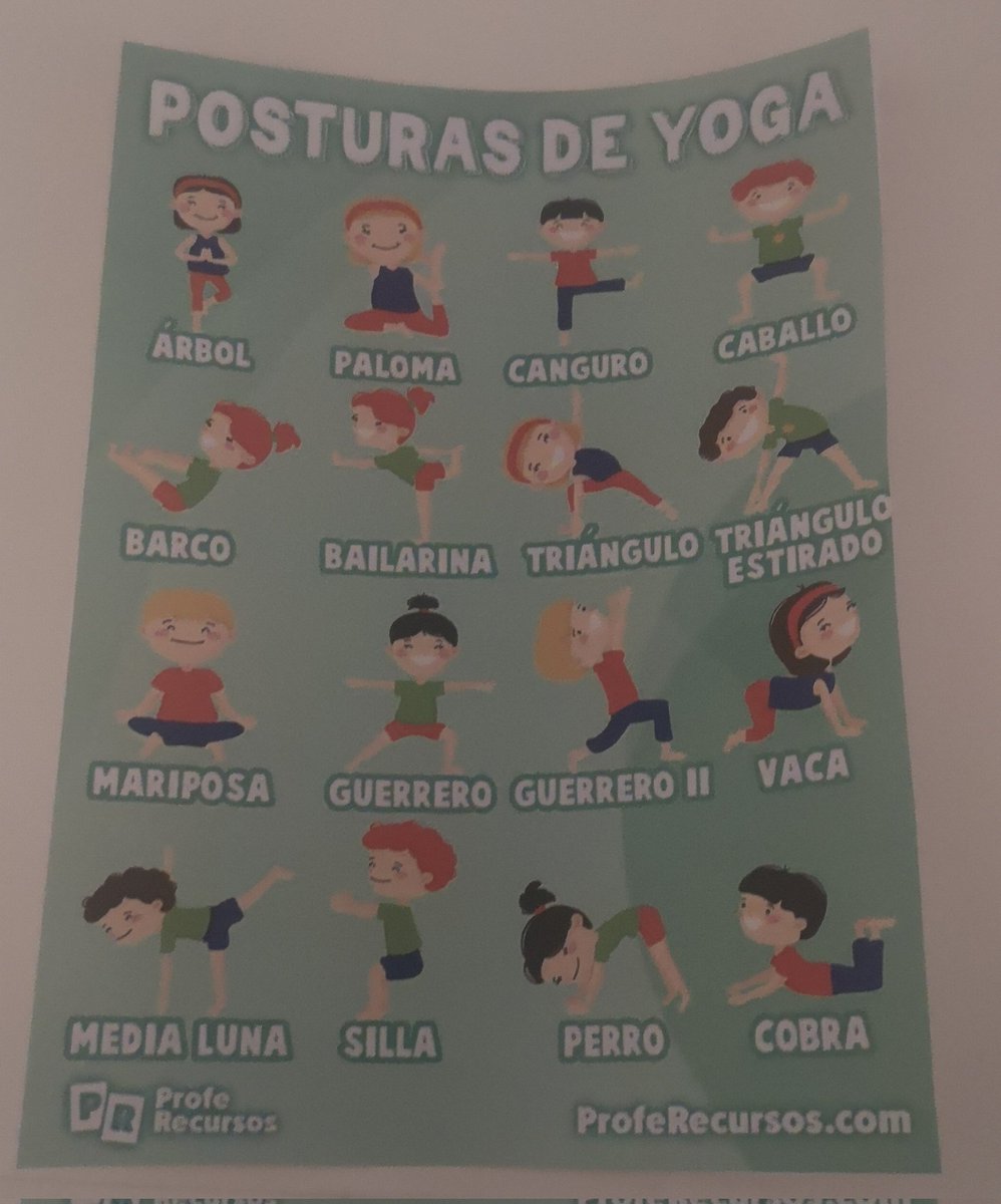 marisol_uib's tweet photo. Al final de la sesión para volver a la calma realizamos algunas posturas de yoga. Os dejo esta imagen por si queréis probar de hacerlas ⬇️  #22121_uib https://t.co/azblefyJZw
