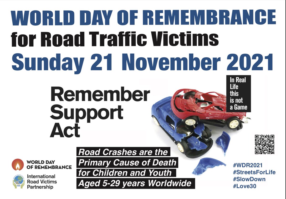 Human Impact of road crashes - Already this year more than 1.1 million people have been killed on the roads of the world &amp; millions more have sustained serious injury, leaving families devastated &amp; struggling to pick up the pieces of their shattered lives. youtu.be/ol4KQWugFw4