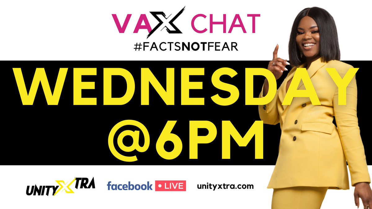 UnityXtra's tweet image. This Weds - VaxChat ep.3 hosted by Oyin! Live on Twitter &amp;amp; Facebook we will be taking your questions on the #Covid-19 #vaccines!

@haringeycouncil @haringeyyouth @Haringey6thForm #haringey #london #factsnotfear