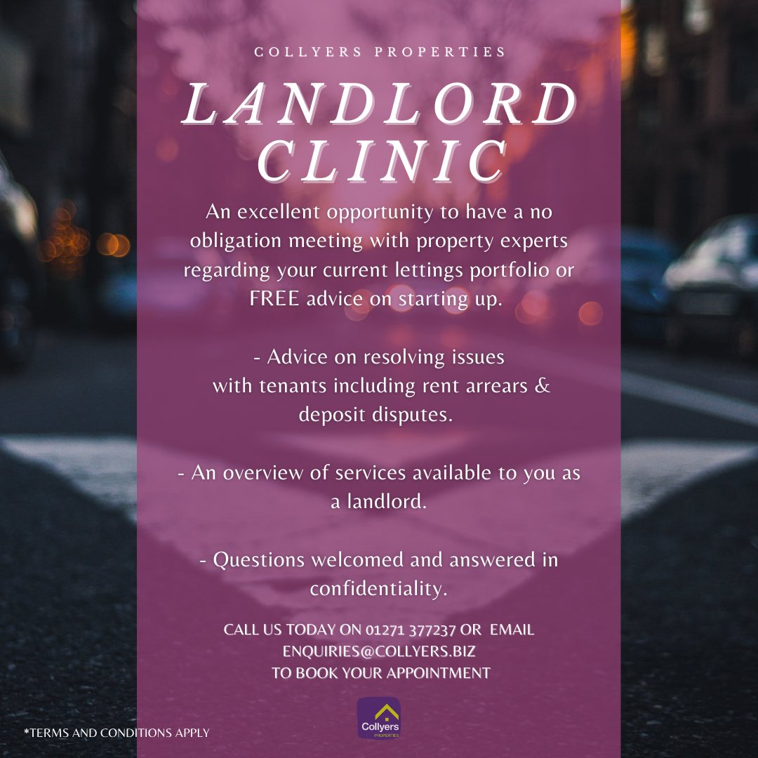 🚑 LANDLORD CLINIC 🚑 

#EstateAgentsOfInstagram #HolidayLet #AirBnB #Sold #ForSale #ToLet #Salcombe #Kingsbridge #SouthHams #Barnstaple #Bideford #FirstTimeBuyer #PropertyExperts #HousingCrisis #Torridge #Project #BuyToLet #EstateAgent #ValueMyHome #PropertyManagement