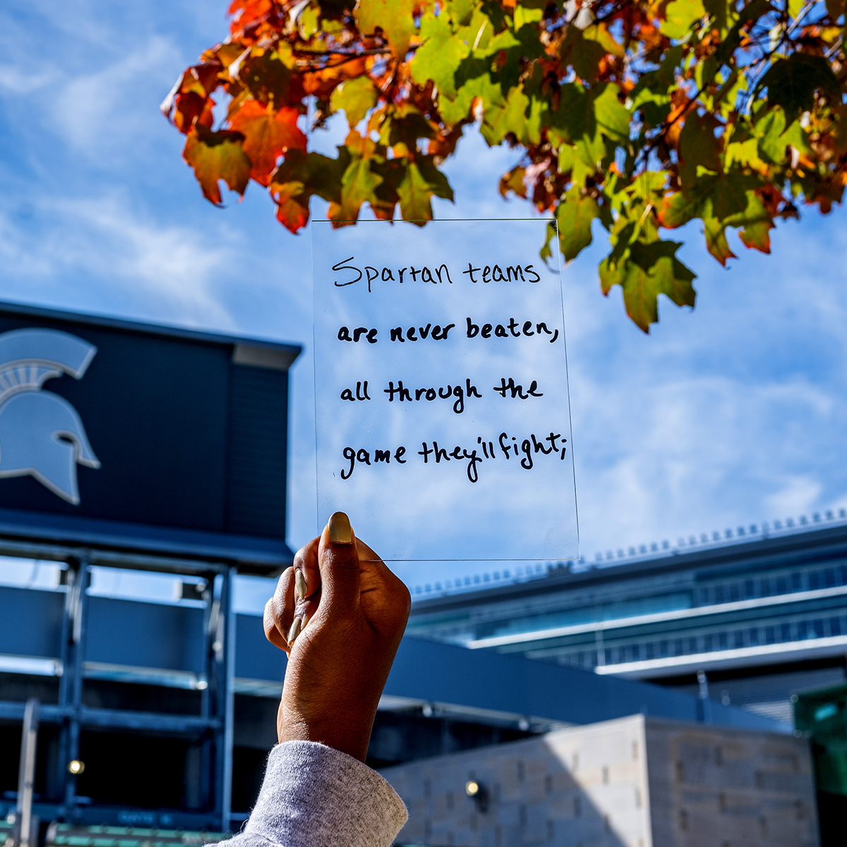 michiganstateu's tweet image. It's a beautiful day for football. 🏈