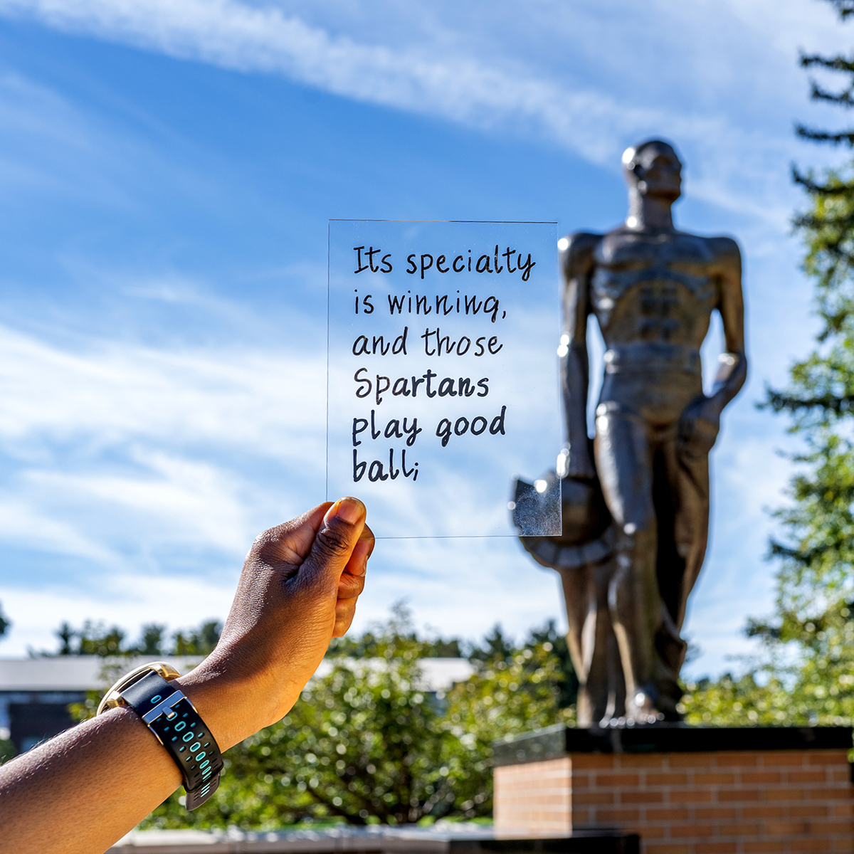 michiganstateu's tweet image. It's a beautiful day for football. 🏈