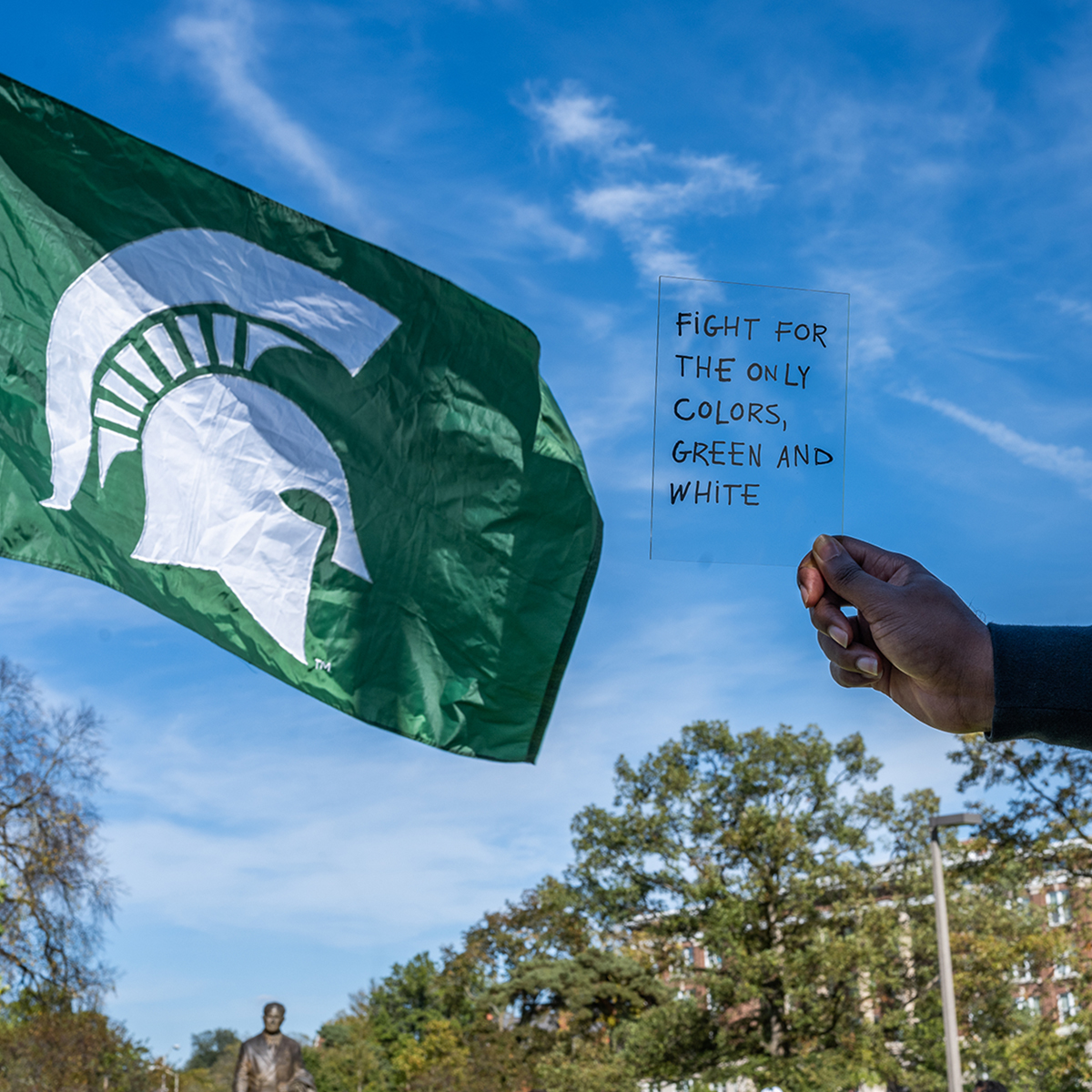 michiganstateu's tweet image. It's a beautiful day for football. 🏈