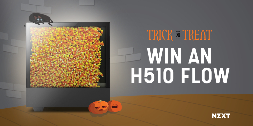 TRICK OR TREAT 🎃

Retweet and let us know how many candy corns you think we stuffed inside this case for a chance to win an H510 Flow!*

*Candy corn not included unless you like it...but nobody does so you'll probably just get the case.