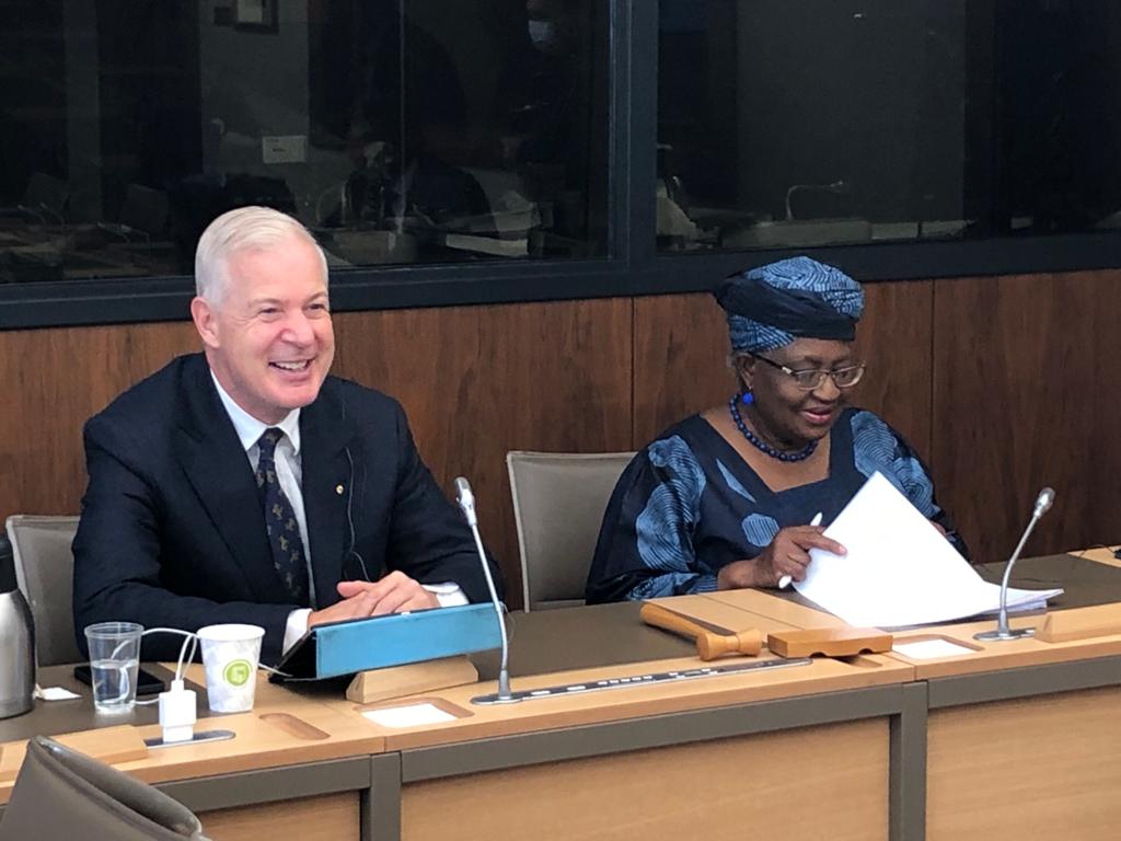 iccwbo's tweet photo. "If there are two issues that matter most to the business community... two issues that are inextricably linked... they are trade and climate." 

-@ICCSecGen at this week's @WTO #TradeDialogues https://t.co/UY3QLnlG77