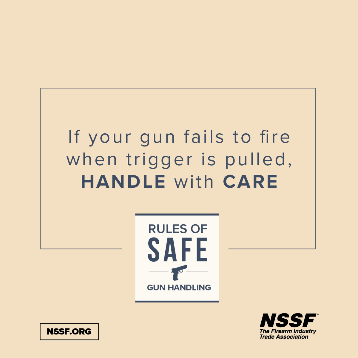 MiaAnstine's tweet photo. Always keep the muzzle pointed in a safe direction.
If your gun fails to fire when the trigger is pulled, handle it with care.
#GunOwnersCare #SafetyFirst #SafeSaturday #FourRules #NSSF #KnowledgeisPower #ShareIt https://t.co/BchewW2vJm