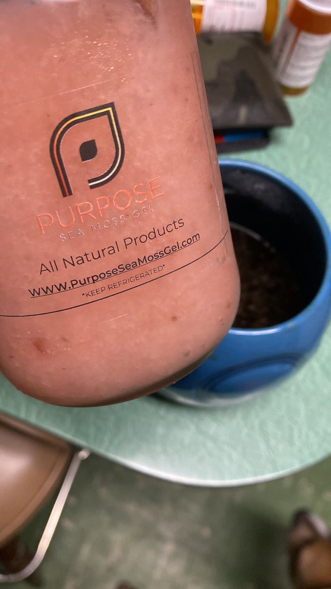 outdabagg_nicky's tweet photo. First dose of the moss, dropped some in my coffee @PurposeSeaMoss https://t.co/MTbvlJV1DV