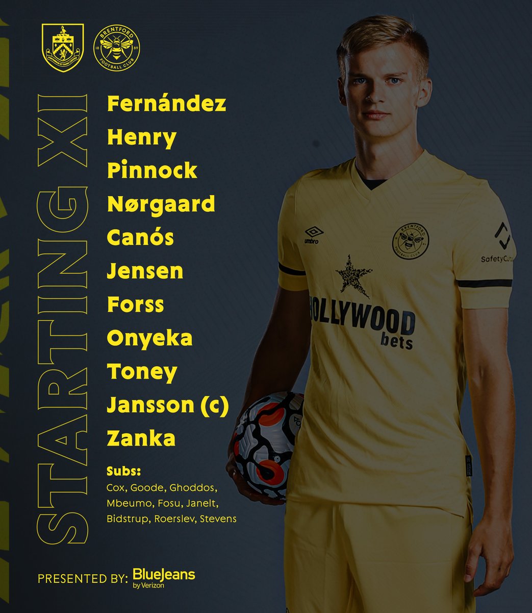 🚨 Today's Team News

2 changes from our last <a href="/premierleague/">Premier League</a> outing; Fernández and Forss come in.

Presented by @BlueJeansNet 

#BrentfordFC #BURBRE