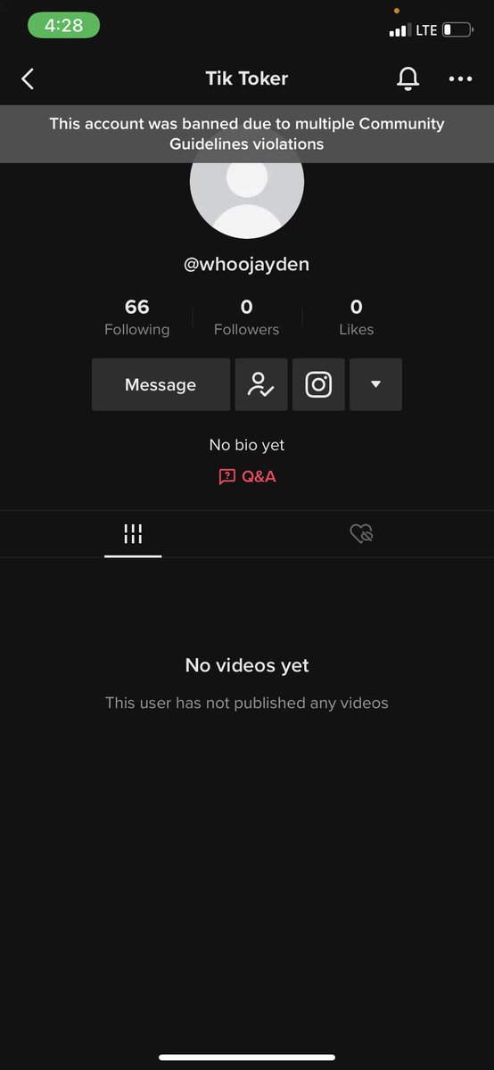 whoojayden's tweet photo. Tik Tok decided to ban my account for no reason i did not violate any community guidelines. It must be a mistake. @TikTokSupport I’ve already submitted multiple appeals can you please just give me my account back ! https://t.co/XXh06AdU1J