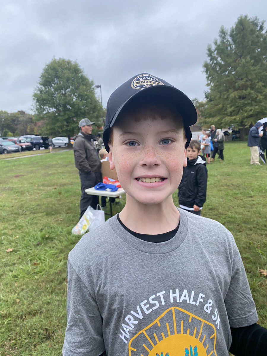 tmcclelland's tweet photo. My old son, Lawson ran his first ever race this morning. It was a 1K Kids Fun Run part of the Brentwood Harvest Half and 5K. Adam, one of his best friends from school ran with him. Proud of my LawDog! 😊👊🏼

#KidsFunRun #1KRun #BrentwoodTN #YMCA https://t.co/utHPmr7nyN