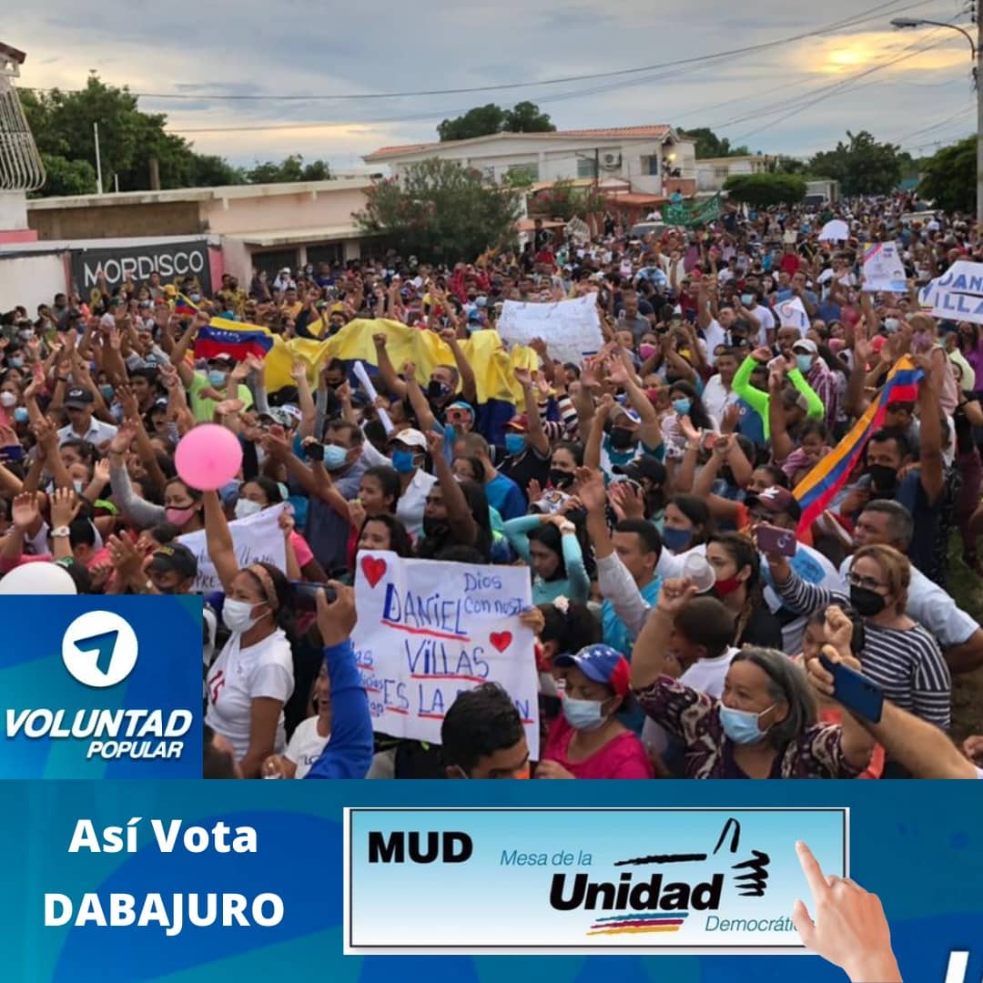 VPDabajuro's tweet photo. ¡Dabajuro Quiere Cambio!
Masivo apoyo a nuestro próximo Alcalde Daniel Villa @villafalcon1 y el próximo Gobernador @sirit_eliezer en el Inicio de Campaña. https://t.co/WD7Be4ippu
