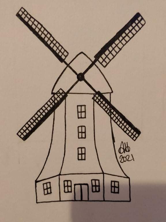 lalexandrax_art's tweet photo. #ShriekTober Day 30 - Windmill

This turned out so good 💕

#art #artist #illustration #drawing #ink #shriektober2021 #drawingchallenge #monthlychallenges #inktober #inktober2021 #SWPOM https://t.co/vFNzrjQrwK